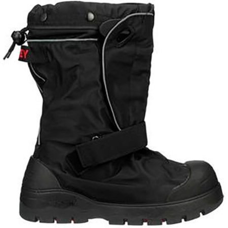 TINGLEY RUBBER Orion® Overshoe w/ Gaiter, Large, Waterproof, Black with Red Soles 7500G.LG